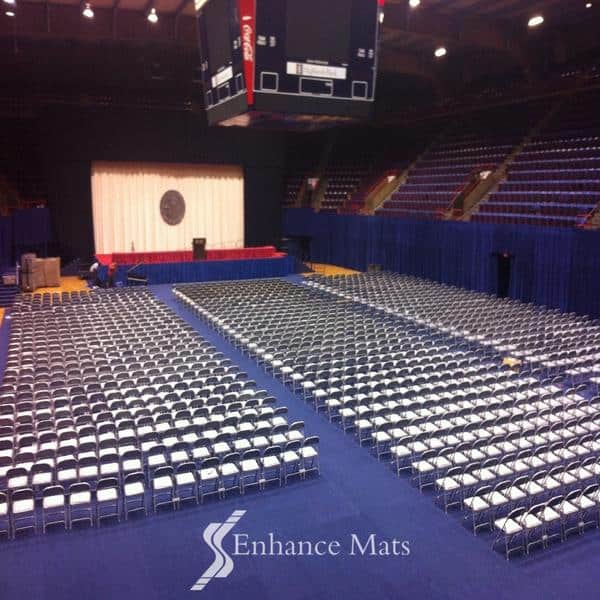 gym-floor-covers-best-protection-SMU-graduation-special-events