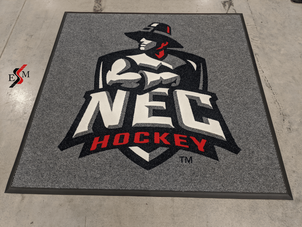 custom skate mats for NEC New England College