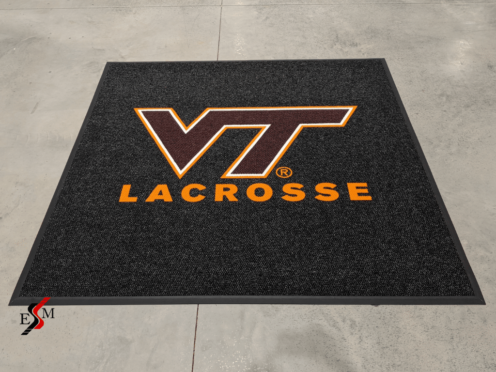 locker carpet for Virginia Tech lacrosse