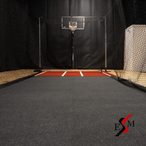 tunnel armor,, sports rug batter box mats protect gym floor from damage during batting practice