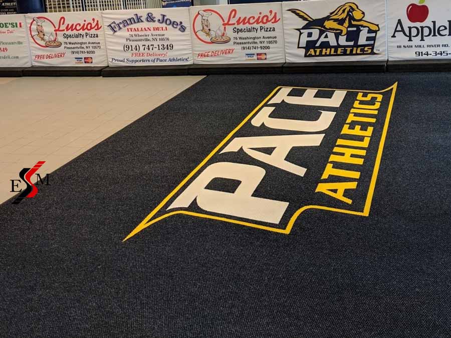 entry carpets oversized for Pace Athletics