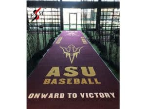durable logo floor mat entryway carpet runners with logo at Arizona State University