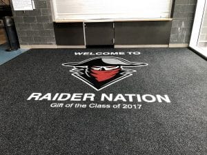 custom-logo-floor-mat-high-school-entrance