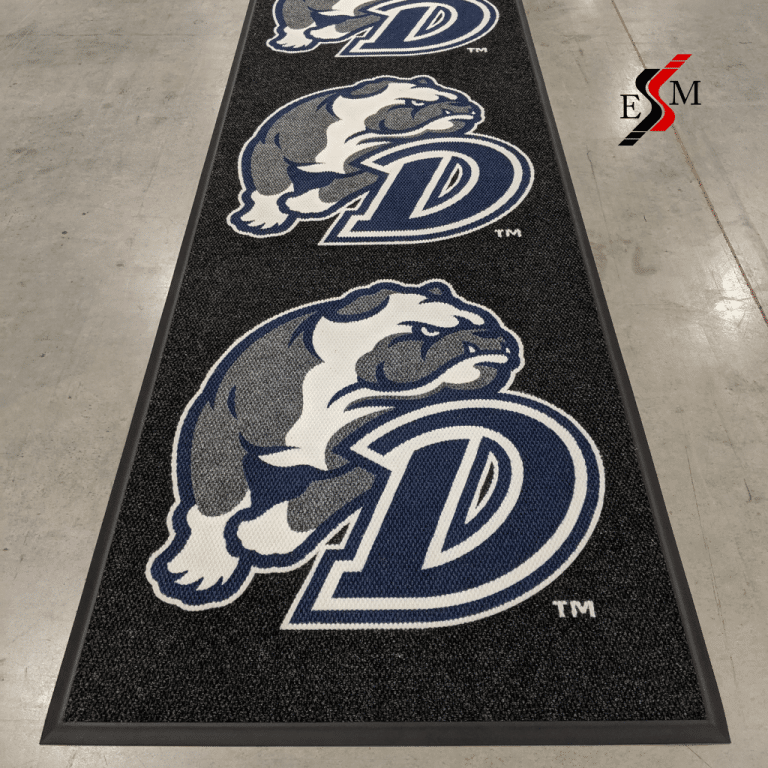 personalized logo mat entry carpet