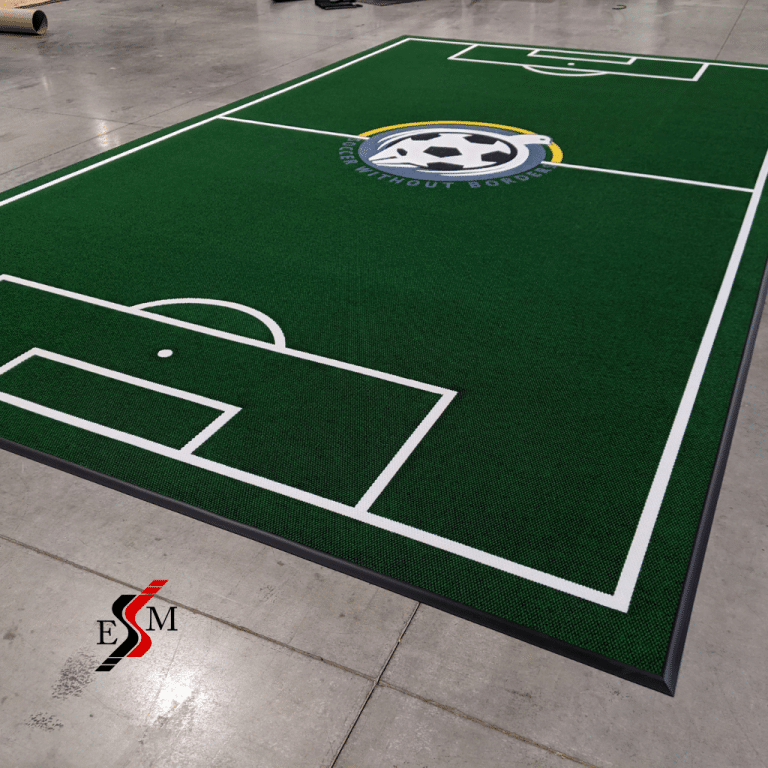 personalized logo mat Soccer without Borders