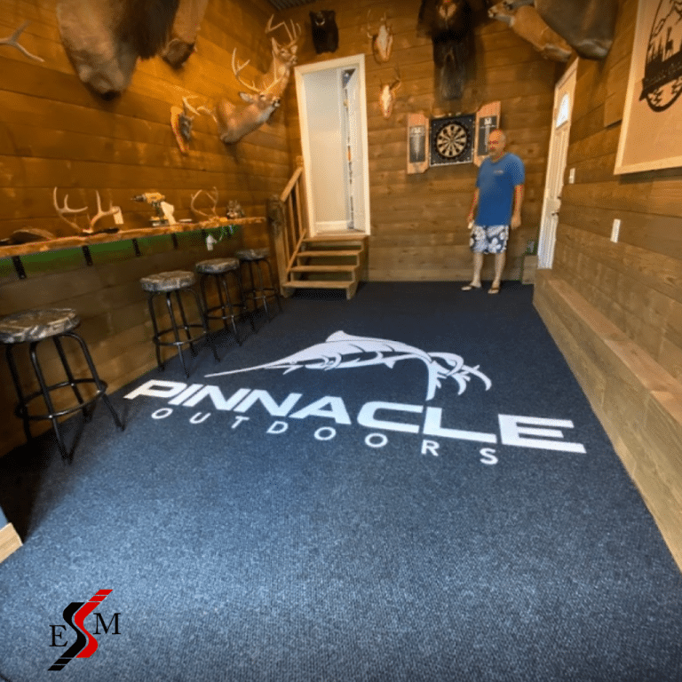 customized rugs with logo for Pinnacle Outdoors